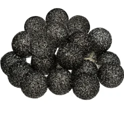 ATMOSPHERA Guirlande lumineuse déco 20 boules 4,36 m Bobina Noir Outlet