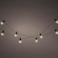 KAEMINGK Guirlande lumineuse de jardin solaire 8 LED (5,8 m) Guinguette en fête Blanc chaud New