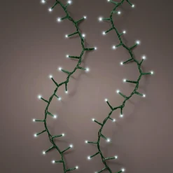 KAEMINGK Guirlande lumineuse raccordable 11 m 500 LED câble vert Compact Blanc froid Clearance