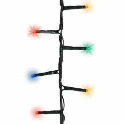 KAEMINGK Guirlande lumineuse raccordable 11 m 500 LED câble vert Compact Multicolore Hot
