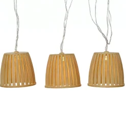 #N/A Guirlande lumineuse solaire 4,5 m 10 LED (H28 cm) Celesta Naturel Beige Outlet
