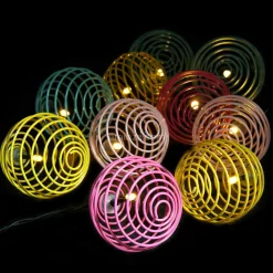 #N/A Guirlande lumineuse solaire 2,7 m 10 LED Rainbow Multicolore Sale
