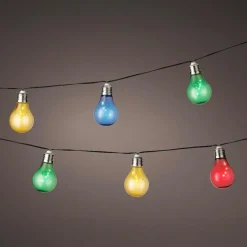 #N/A Guirlande lumineuse solaire 50 LED (4,5 m) Guinguette clignotante Multicolore