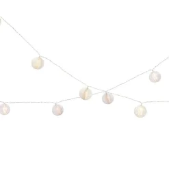 KAEMINGK Guirlande lumineuse sur piles 2,25 m 10 LED Lanterne papier magnetique Blanc chaud Best