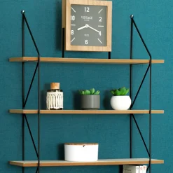 ATMOSPHERA Horloge à poser en (H23 cm) Silence Vintage Bois
