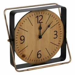 OSTARIA Horloge à poser en métal (H25 cm) Galway Noir Sale
