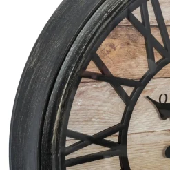 ATMOSPHERA Horloge murale (D50 cm) Old Town patiné Marron Sale