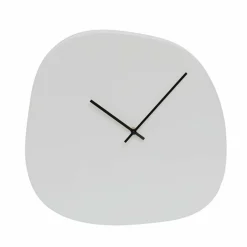 EMINZA Horloge murale en bois (D45 cm) Bélem Blanc Outlet