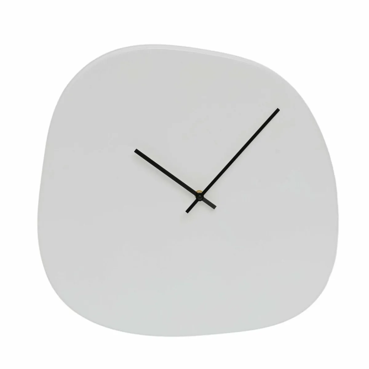 EMINZA Horloge murale en bois (D45 cm) Bélem Blanc Outlet