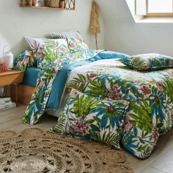TRADILINGE Housse de couette coton (240 x 220 cm) Sumatra Paon Multicolore Online