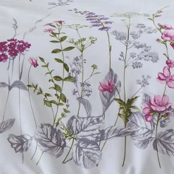 TRADI LINGE Housse de couette coton (240 x 220 cm) Pretty he Blanc Sale