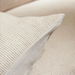 EMINZA Housse de couette coton nid d'abeille (280 x 240 cm) Eva Beige Sale
