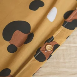 l'Effet Papillon Housse de couette et deux taies enfant coton (240 x 220 cm) Lola Caramel Online