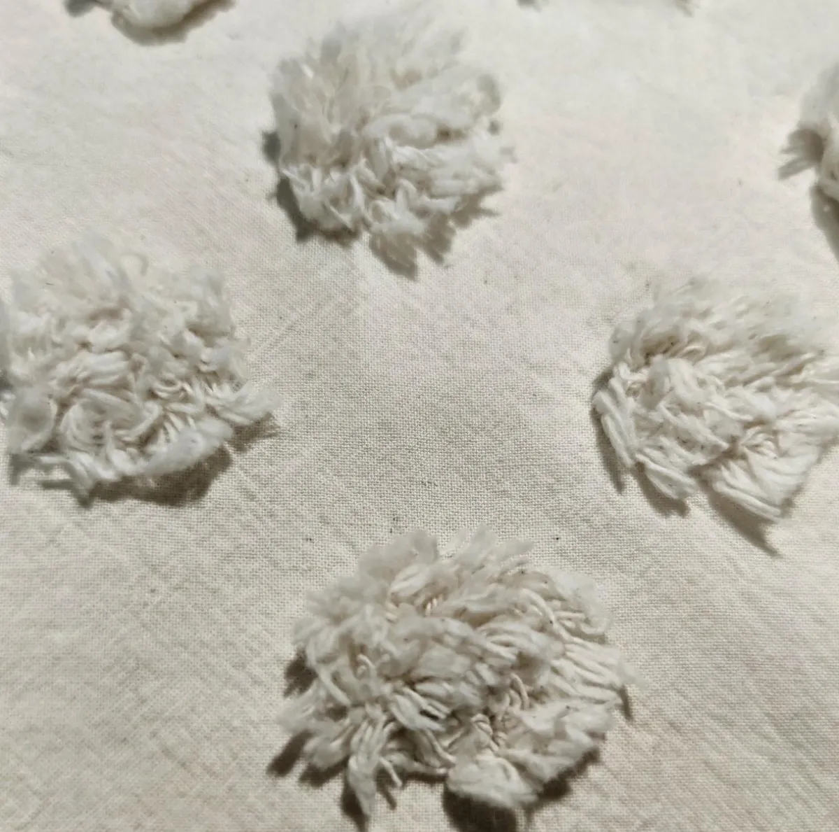 ATMOSPHERA Housse de couette et deux taies coton lavé (260 x 240 cm) Moura Ecru Sale