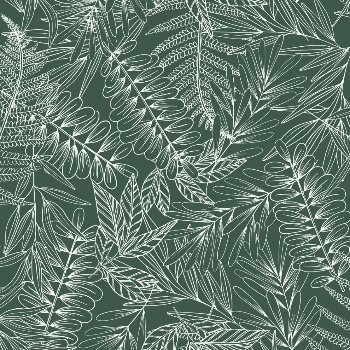 ATMOSPHERA Housse de couette et deux taies coton (260 x 240 cm) Tropik e Vert Clearance