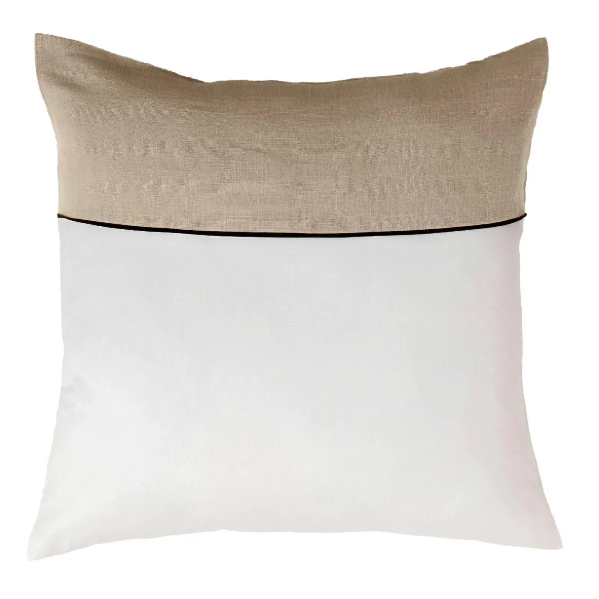 douceur d'intu017drieur Housse de couette et deux taies d'oreiller coton (240 x 220 cm) Gabrielle Beige Clearance