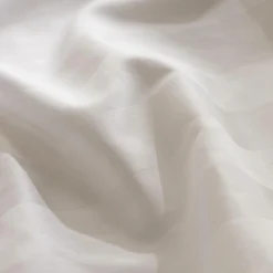 ATMOSPHERA Housse de couette et deux taies satin de coton (260 x 240 cm) Isadora he Blanc Hot