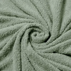douceur d'intu017drieur Housse de couette et deux taies d'oreiller bouclette (240 x 220 cm) Helena cédre Vert Sale