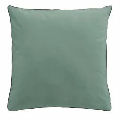 DOUCEUR D'INTERIEUR Housse de couette et deux taies coton lavé (260 x 240 cm) Linette Vert sauge Sale
