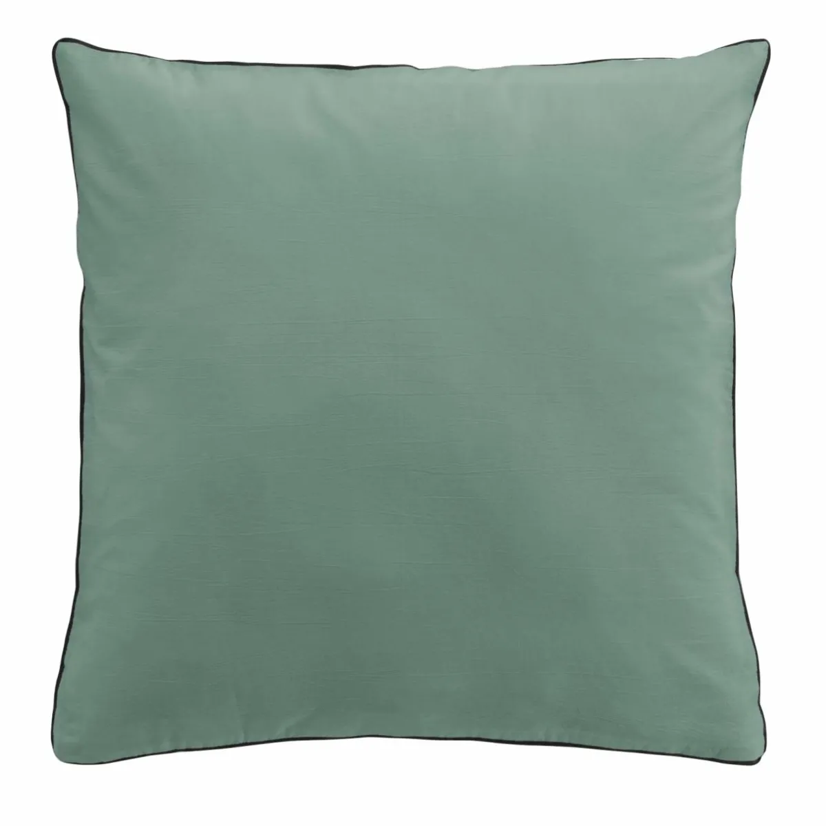 DOUCEUR D'INTERIEUR Housse de couette et deux taies coton lavé (260 x 240 cm) Linette Vert sauge Sale