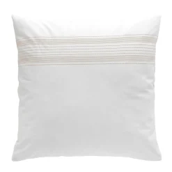 douceur d'intu017drieur Housse de couette et deux taies coton (240 x 220 cm) Opéra he Blanc Outlet
