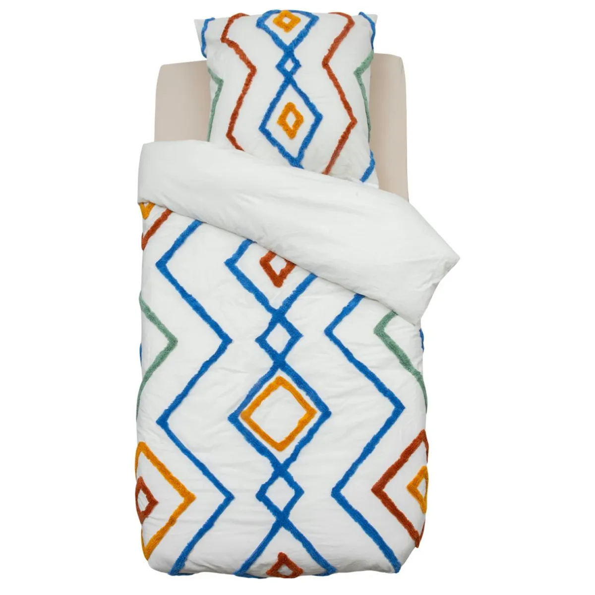 Atmosphera cru017dateur d'intu017drieur for kids Housse de couette et une taie enfant coton (140 x 200 cm) Marrakech Multicolore