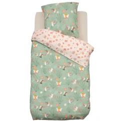 Atmosphera cru017dateur d'intu017drieur for kids Housse de couette et une taie enfant coton (140 x 200 cm) Fée Multicolore Hot