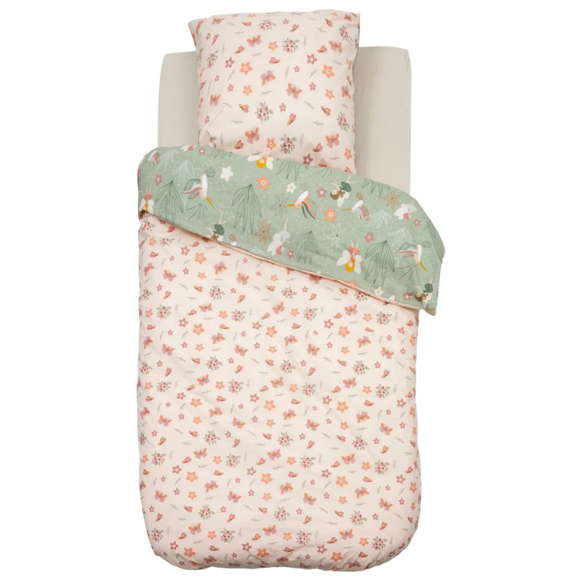 Atmosphera cru017dateur d'intu017drieur for kids Housse de couette et une taie enfant coton (140 x 200 cm) Fée Multicolore Hot