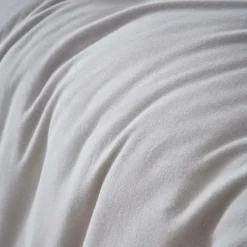 EMINZA Housse de couette flanelle de coton (280 x 240 cm) Nina Gris clair Sale