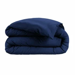 EMINZA Housse de couette flanelle de coton (280 x 240 cm) Nina Bleu nuit Sale