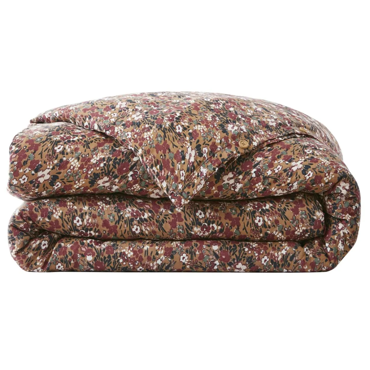 EMINZA Housse de couette gaze de coton (140 x 200 cm) Constance Camel Online