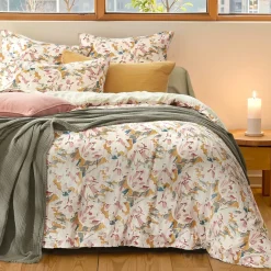 EMINZA Housse de couette gaze de coton (200 x 200 cm) April Multicolore Sale