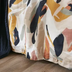 EMINZA Housse de couette gaze de coton (200 x 200 cm) Mathilda Multicolore Hot