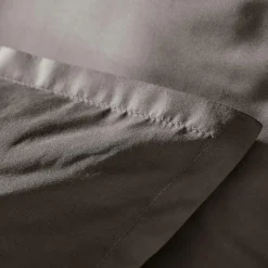 EMINZA Housse de couette percale de coton (280 x 240 cm) Cali Gris Anthracite