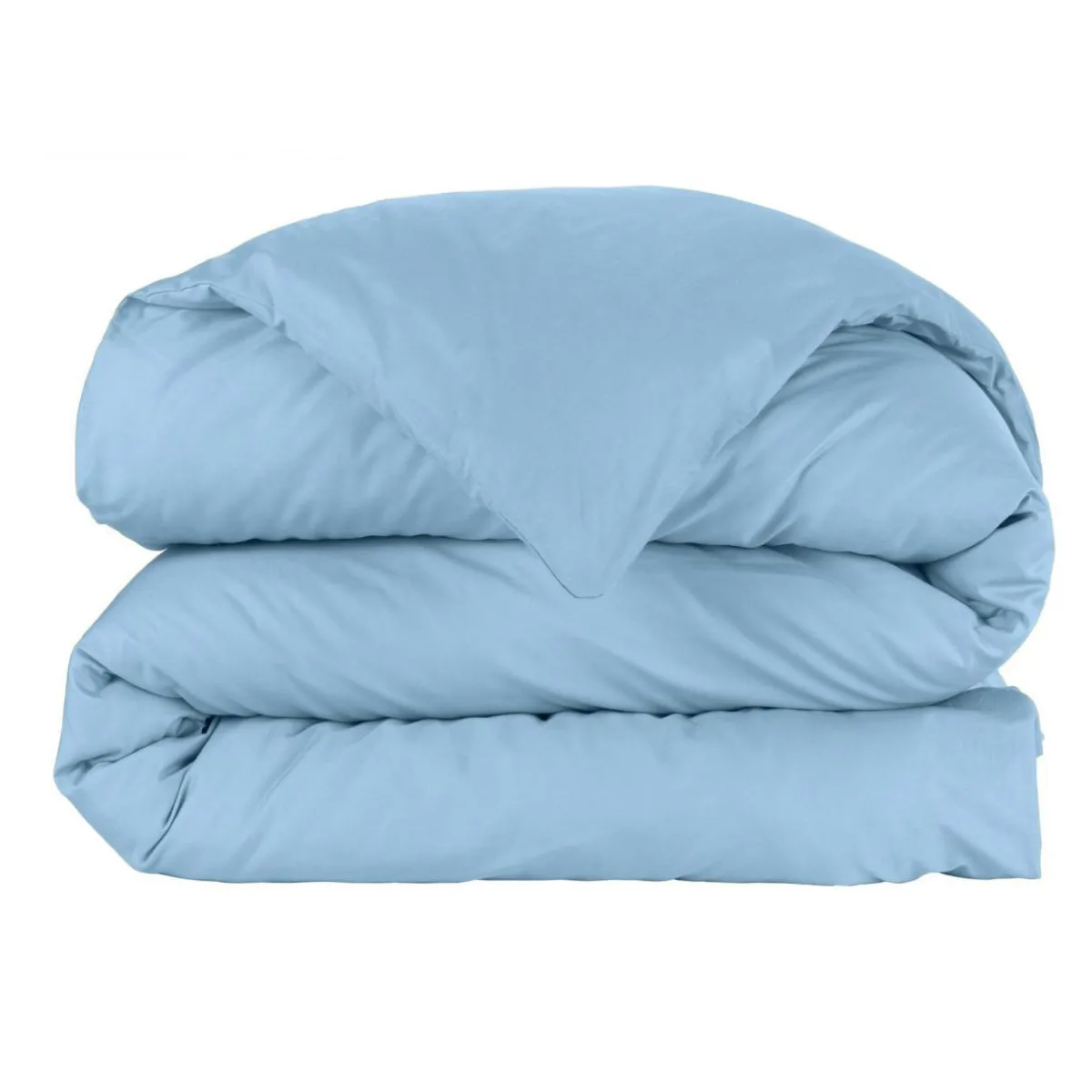 EMINZA Housse de couette percale de coton (240 x 220 cm) Cali Bleu Ciel Outlet