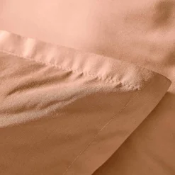 EMINZA Housse de couette percale de coton (240 x 220 cm) Cali Rose Pêche