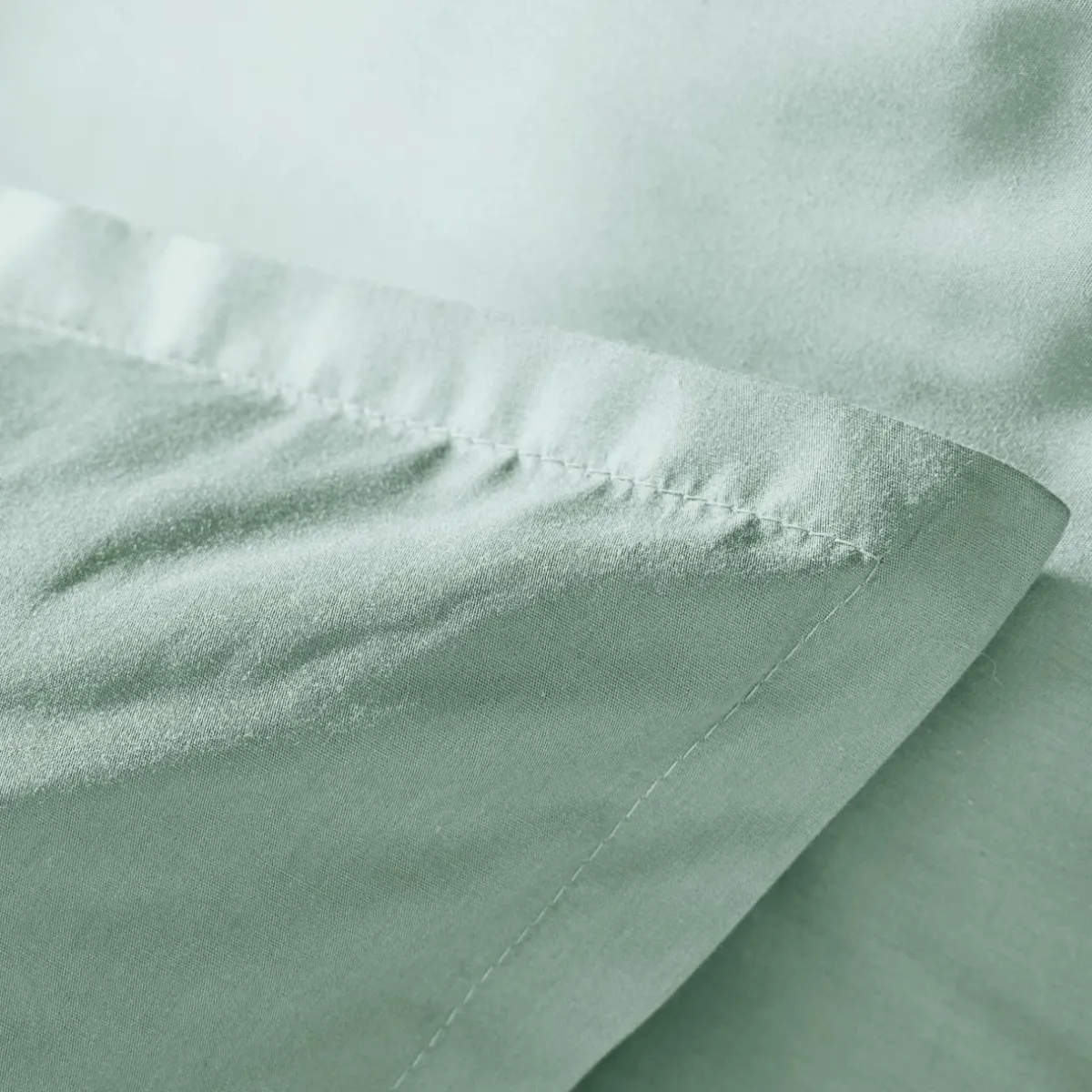 EMINZA Housse de couette percale de coton (280 x 240 cm) Cali Vert Eucalyptus Online