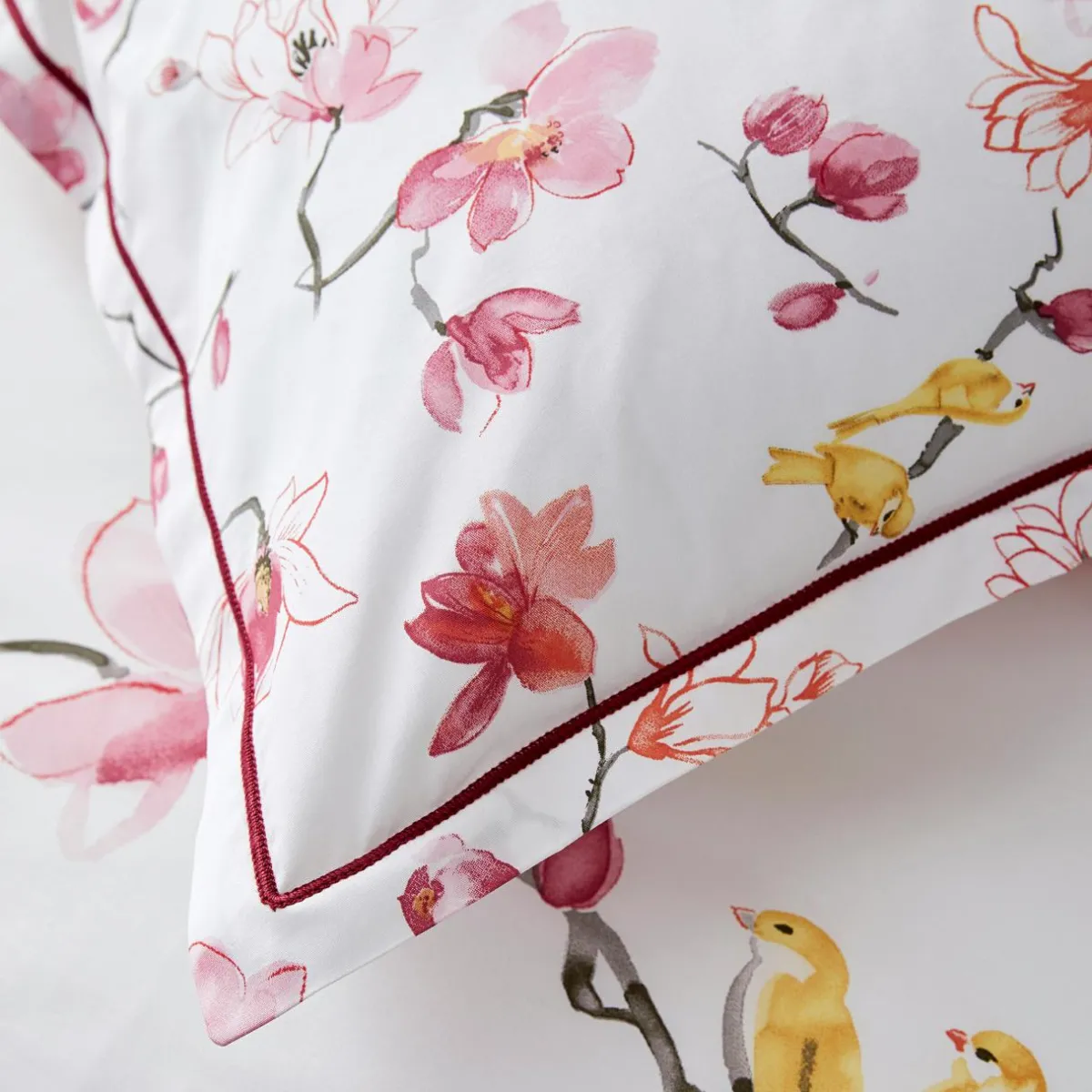 TRADILINGE Housse de couette percale de coton (200 x 200 cm) Elisa Rose Best