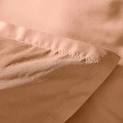 EMINZA Housse de couette percale de coton (140 x 200 cm) Cali Rose Pêche New