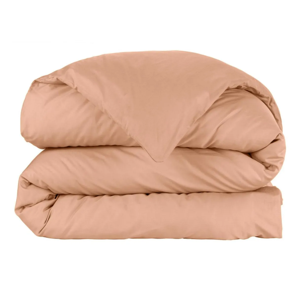 EMINZA Housse de couette percale de coton (140 x 200 cm) Cali Rose Pêche New