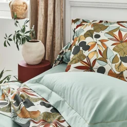 TRADILINGE Housse de couette percale de coton (240 x 220 cm) Cascade Multicolore Online