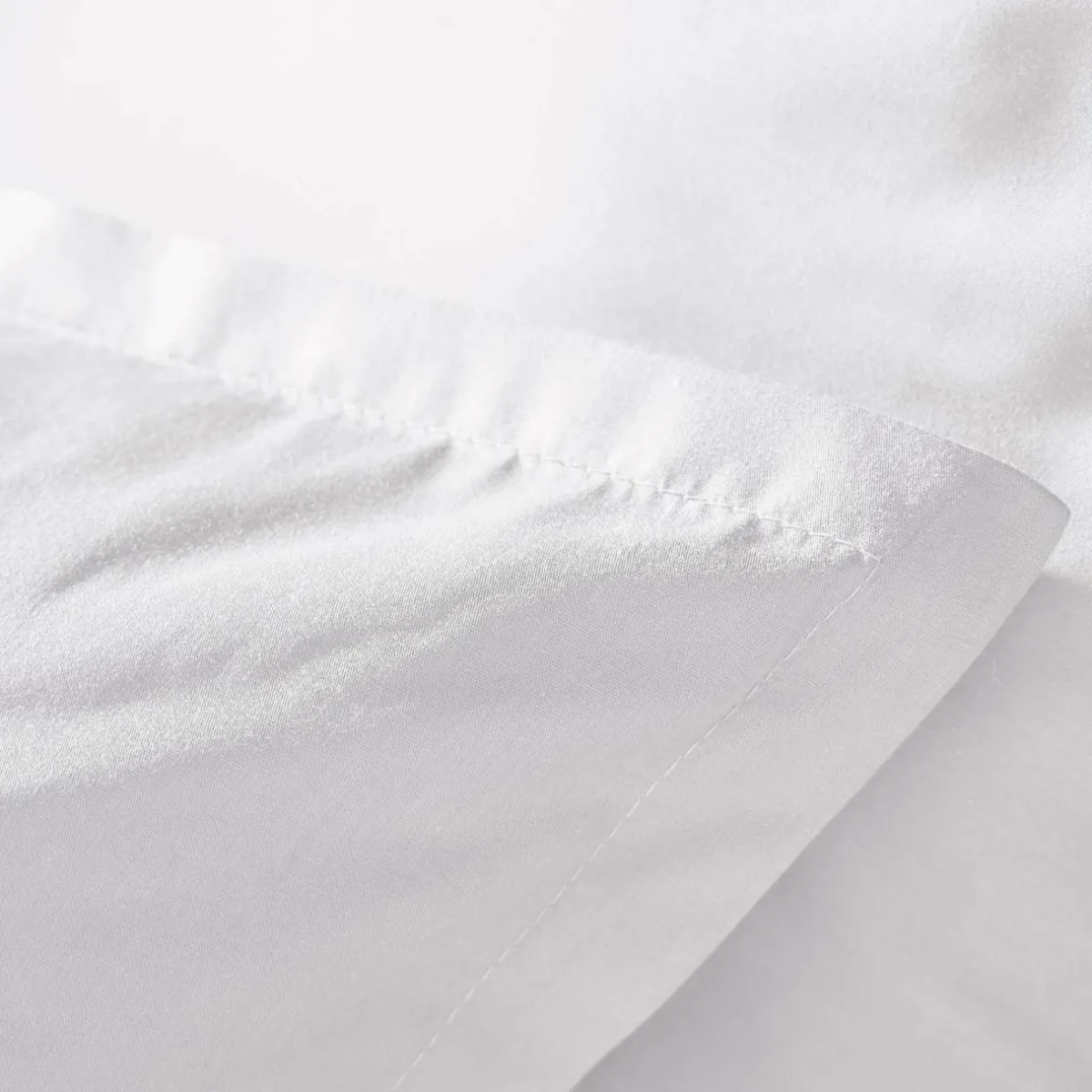 EMINZA Housse de couette percale de coton (140 x 200 cm) Cali he Blanc Best