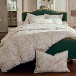 TRADI LINGE Housse de couette percale de coton (140 x 200 cm) Palazzo Beige Sale