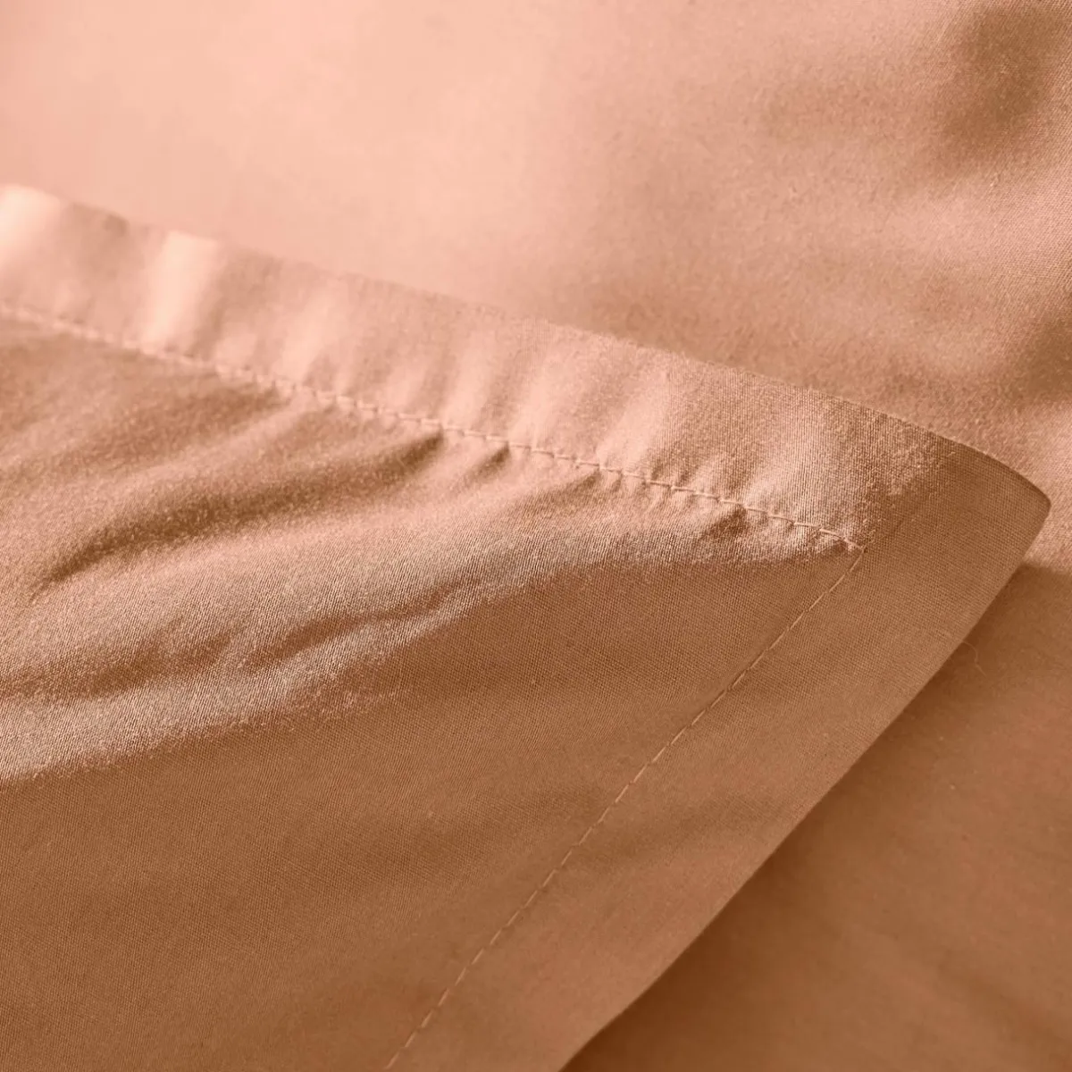 EMINZA Housse de couette percale de coton (260 x 240 cm) Cali Rose Pêche Best