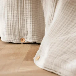 EMINZA Housse de couette quadruple gaze de coton (240 x 220 cm) Victoria x Gaïa pampa Beige Sale