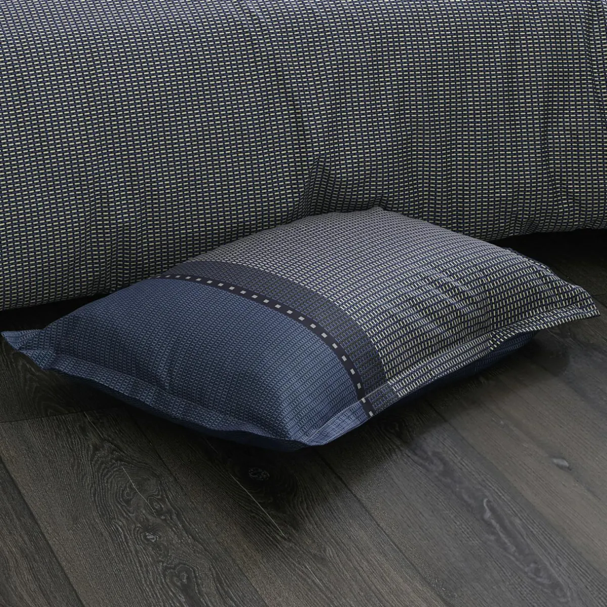 TRADILINGE Housse de couette satin de coton (280 x 240 cm) Enzo e Bleu Sale