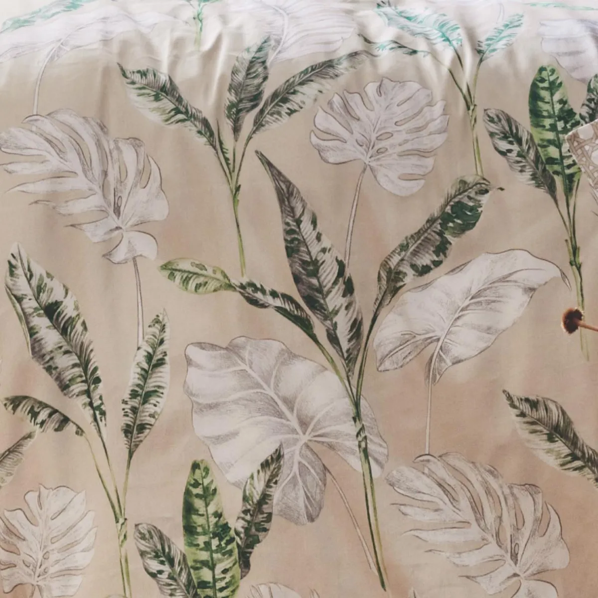 TRADILINGE Housse de couette satin de coton (200 x 200 cm) Voyage e Vert
