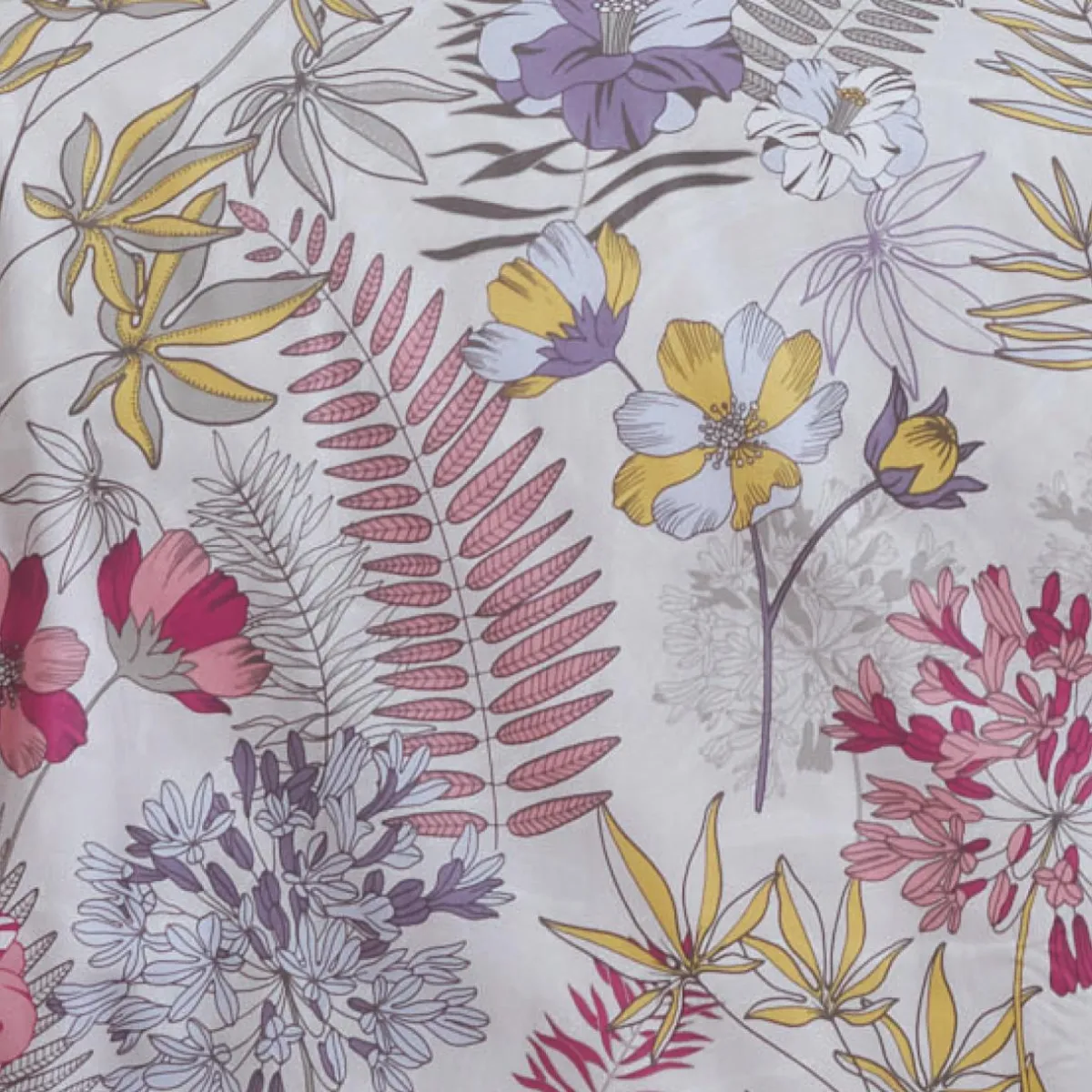 TRADILINGE Housse de couette satin de coton (240 x 220 cm) Anaïs Multicolore Outlet