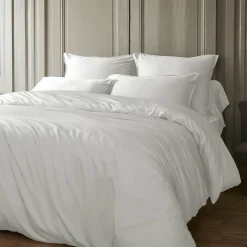 EMINZA Housse de couette satin de bambou (200 x 200 cm) Sienna chantilly Blanc Online