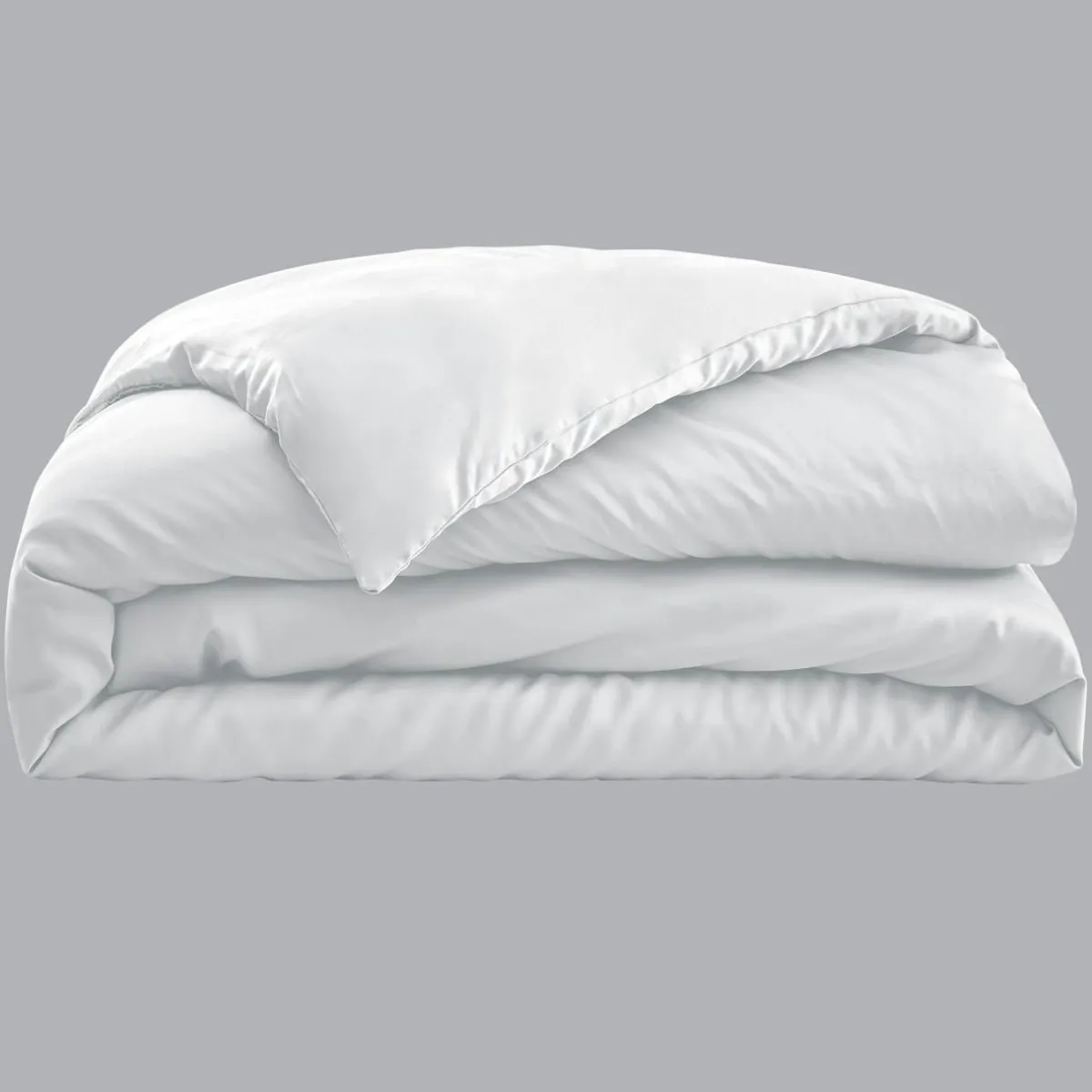 EMINZA Housse de couette satin de bambou (200 x 200 cm) Sienna chantilly Blanc Online